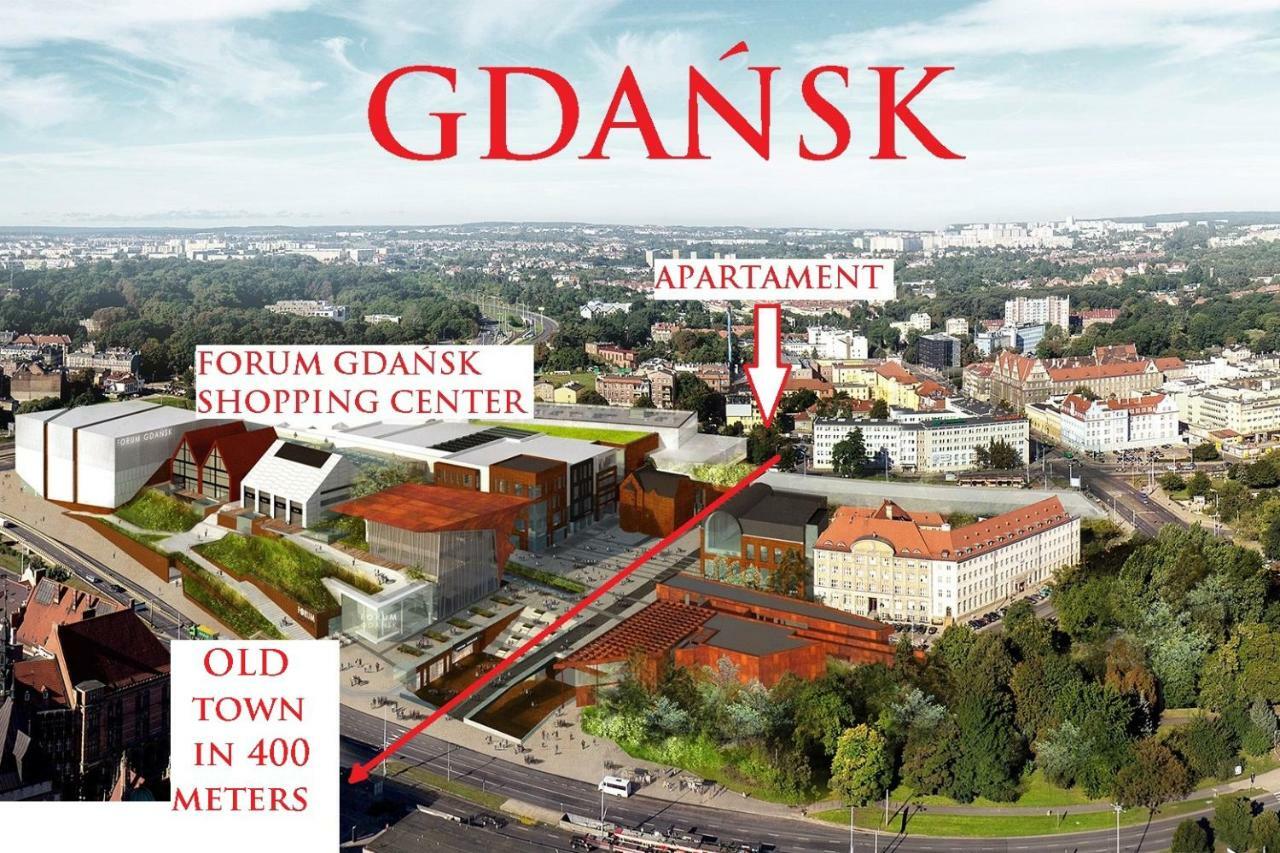 Berg Apartament Red Obok Starego Miasta 그단스크 외부 사진